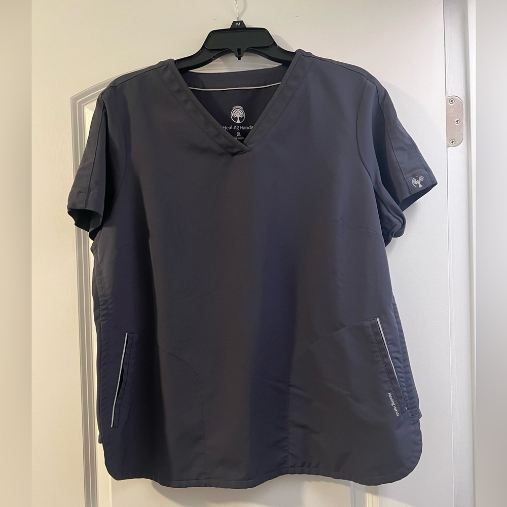 Healing Hands XL V-Neck Scrub Top